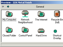 IZA Metal Finish