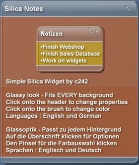 Silica Notes
