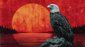 Eagle Sunset