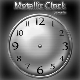 Metallic Clock