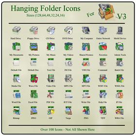 Hanging Folder Icons