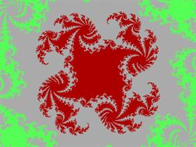 Red Vortex Fractal