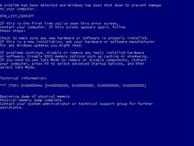 Bluescreen Boot