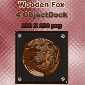 Wooden Firefox Plaque