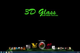 3D Glass w/Neon Accents