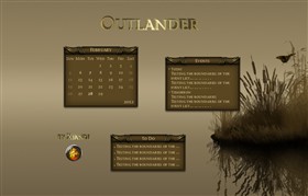 Outlander Rainlendar
