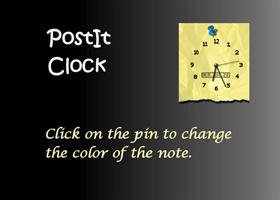 PostIt clock