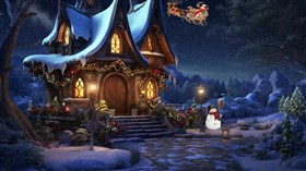 Christmas Cottage Winter Wonderland