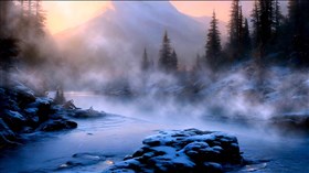 Frozen Mountain River