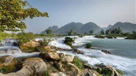 CaoBang Province River Waterfalls