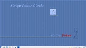 Stripe Poker Clock Widget