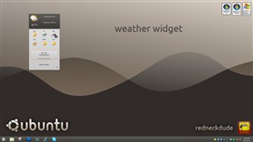 ubuntu 11 weather widget