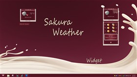 Sakura Weather Widget