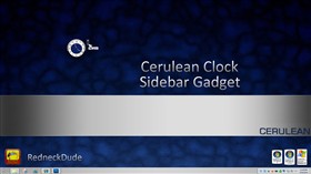 Cerulean Clock Sidebar Gadget