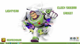 Lightyear Clock Sidebar Gadget