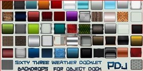 63 Weather Docklet Backdrops