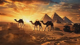 4K Camels Walking