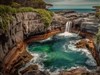 4K Ocean Falls Cove