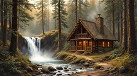 4K River Cabin