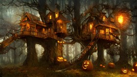 4K Treehouse Halloween