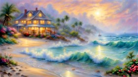 4K Foggy Seascape