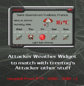 Attacker Weather Widget