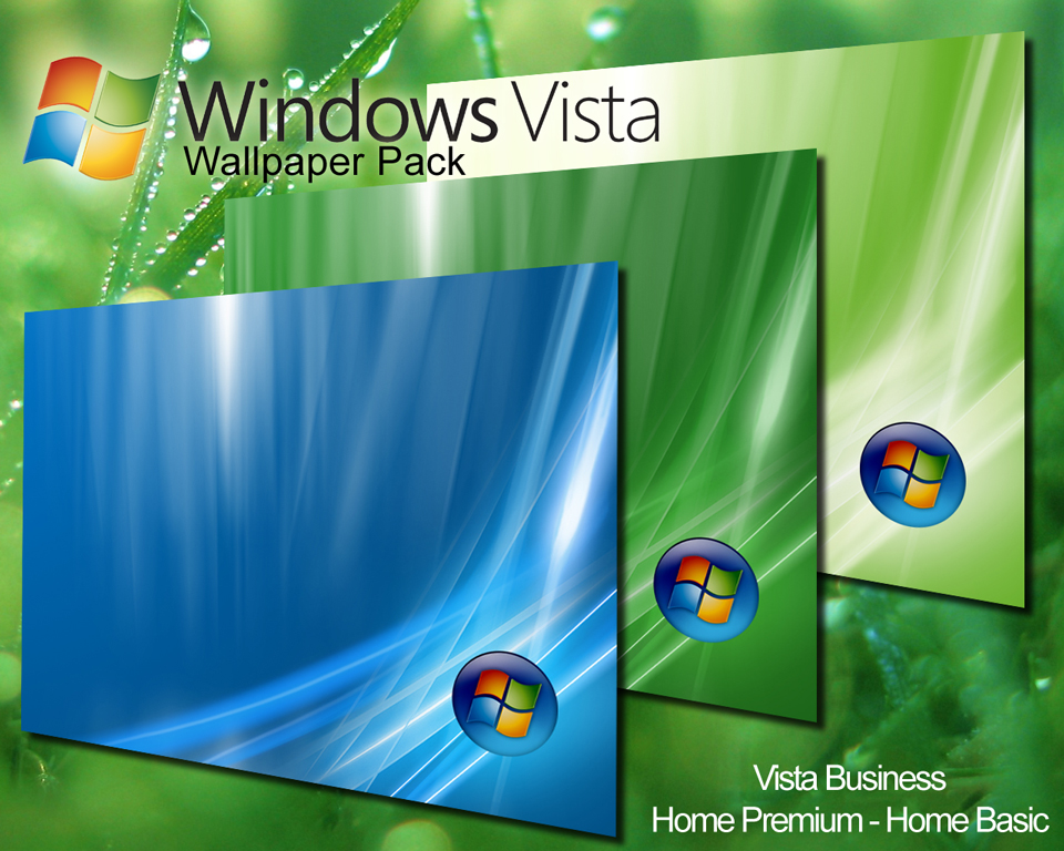 ALL new Windows Vista Suite Wallpaper Pack - Available WITH or WITHOUT Logo!