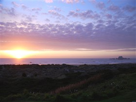 Sunset on Bandon beach