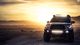 Toyota SUV in the Desert
