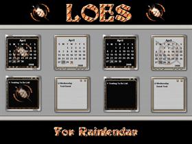 L.O.E.S Rainlendar Pack