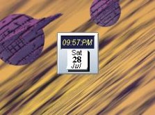 Placid B Clock n Calendar