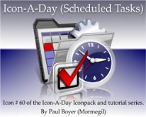 Icon-A-Day #60 (Scheduled Tasks)
