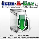 Icon-A-Day 2.0, Day 11, Downloads Folder