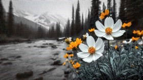 Flwrs N Canvas