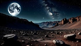 from the moon
