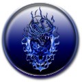 Dragon Skull Blue