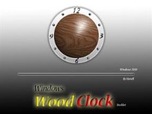 Windows Wood Clock