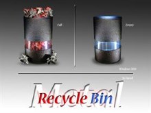 Metal Recycle Bin 3030