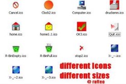 Different icons