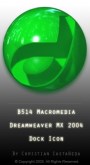 B514 Macromedia Dreamweaver MX Dock Icon