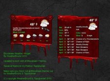 Bloodware Weather Widget