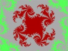 Red Vortex Fractal