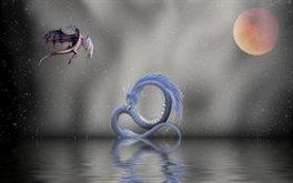 Dragons Over Water - ws