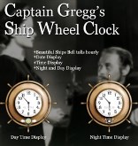 Captain Greggs Ship Wheel Clock