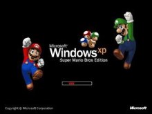 Windows XP Super Mario Bros Edition