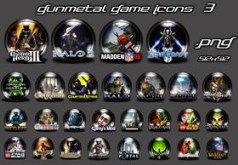 Gunmetal Game Icons 3