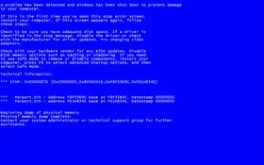 Blue Screen of Death - Windows XP (BSOD)