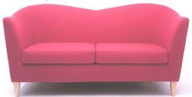 Pink Love Seat Icon