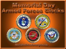 Armed Forces Clocks