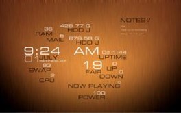 Microgramma Rainmeter Skin